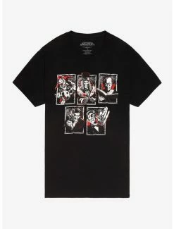 New ✔️ Universal Monsters Horror Icons Boyfriend Fit 👧 Girls T-Shirt 😀