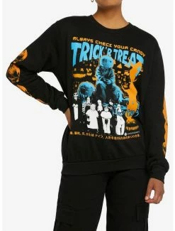 Coupon 🌟 Trick 'R Treat Sam Tonal Japanese 👧 Girls Sweatshirt 👍