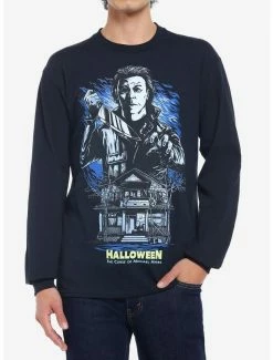 Wholesale ✨ Halloween: The Curse Of Michael Myers House Long-Sleeve T-Shirt 🎁