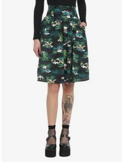 Coupon 😍 Universal Monsters Creature From The Black Lagoon Allover Print 👗 Skirt 😀