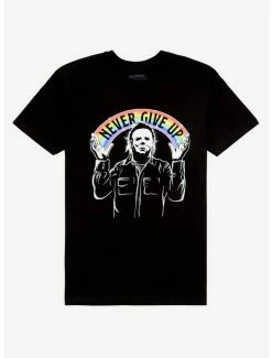 Best reviews of 👏 Halloween Michael Myers Never Give Up T-Shirt 🧨