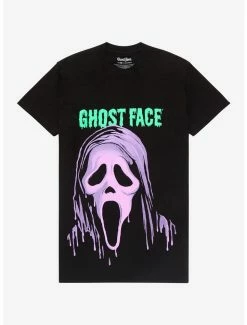 Top 10 🥰 Scream Ghost Face Dripping 👧 Girls T-Shirt 🎉
