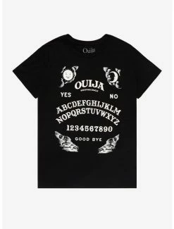 Coupon 😍 Ouija Board Glow-In-The-Dark Boyfriend Fit 👧 Girls T-Shirt 🛒