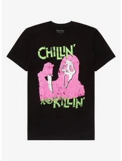 Cheapest ✨ Scream Ghost Face Chillin' And Killin' T-Shirt 🥰