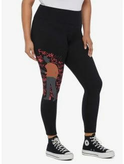 Hot Sale ✔️ A Nightmare On Elm Street Freddy Silhouette Leggings Plus Size 😉