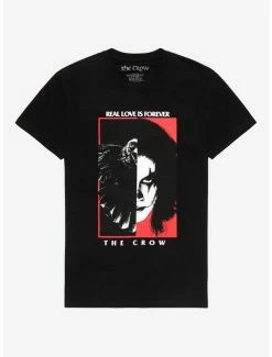 Promo 👍 The Crow Real Love Is Forever Boyfriend Fit 👧 Girls T-Shirt 🎉