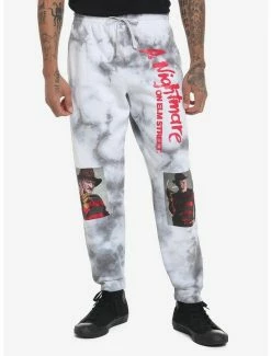 Promo ⌛ A Nightmare On Elm Street Freddy Tie-Dye Sweatpants 🤩