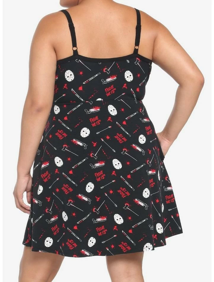 Top 10 βοΈ Friday The 13th Jason Bloody Weapons Strappy π Dress Plus Size π - Image 3