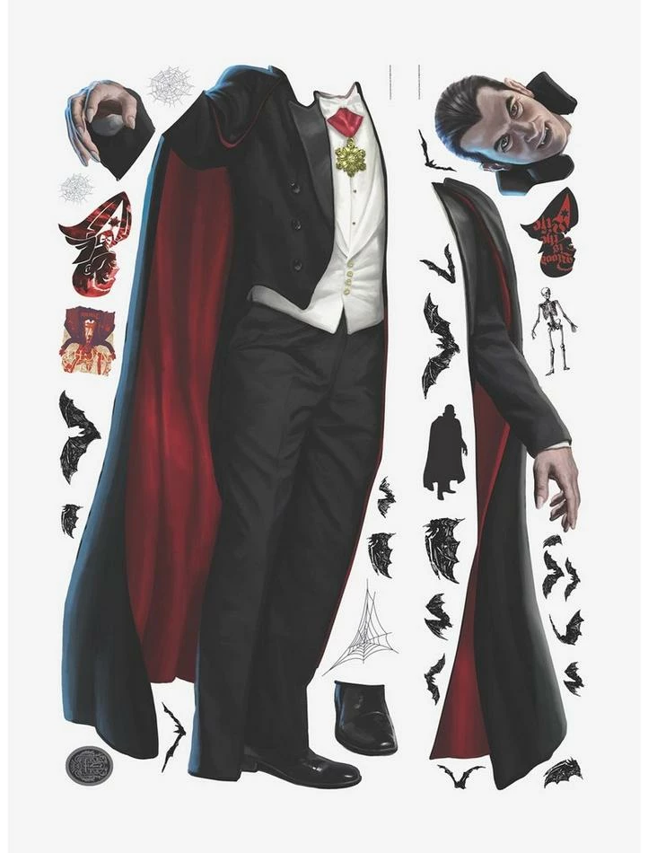 Flash Sale π₯° Universal Monsters Dracula Giant Peel & Stick Wall Decals π€©
