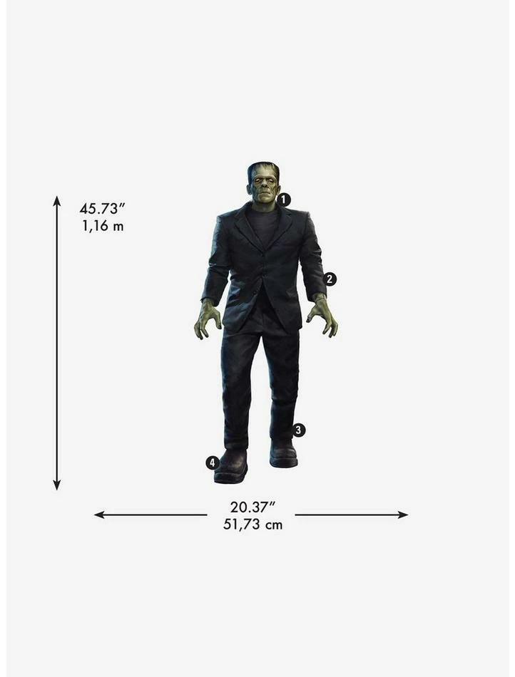 Budget π Universal Monsters Frankenstein Giant Peel & Stick Wall Decals π - Image 2