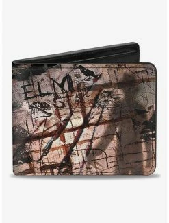 Flash Sale 🛒 A Nightmare On Elm Street Scratch Bifold Wallet 👏
