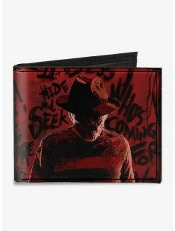 Buy 😉 A Nightmare On Elm Street Scrawls Bifold Wallet 🛒
