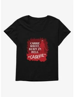 Brand new 🤩 Carrie 1976 Burn in Hell 👧 Girls T-Shirt Plus Size 🧨