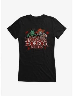 Cheapest ❤️ Universal Studios 🦇 Halloween Horror Nights Classic Monsters 👧 Girls T-Shirt 👍