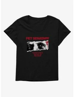 Cheapest 🤩 Pet Sematary Blue Eyes 👧 Girls T-Shirt Plus Size 💯