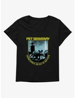 Best Pirce 🤩 Pet Sematary Church's Eyes 👧 Girls T-Shirt Plus Size 🛒