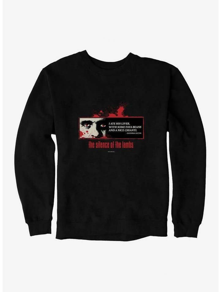 Best deal 😉 The Silence Of The Lambs I Ate His Liver Sweatshirt 😉 - Image 7