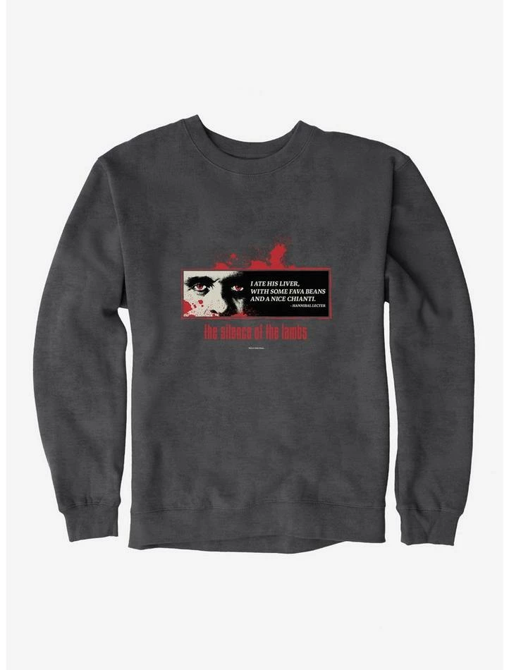 Best deal 😉 The Silence Of The Lambs I Ate His Liver Sweatshirt 😉 - Image 2