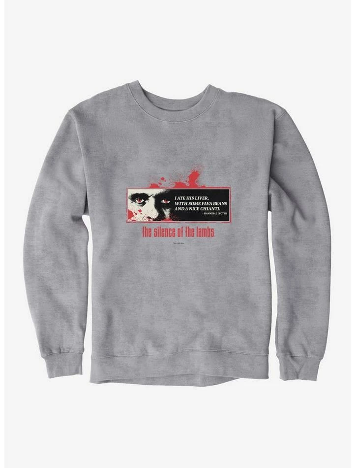 Best deal 😉 The Silence Of The Lambs I Ate His Liver Sweatshirt 😉 - Image 4