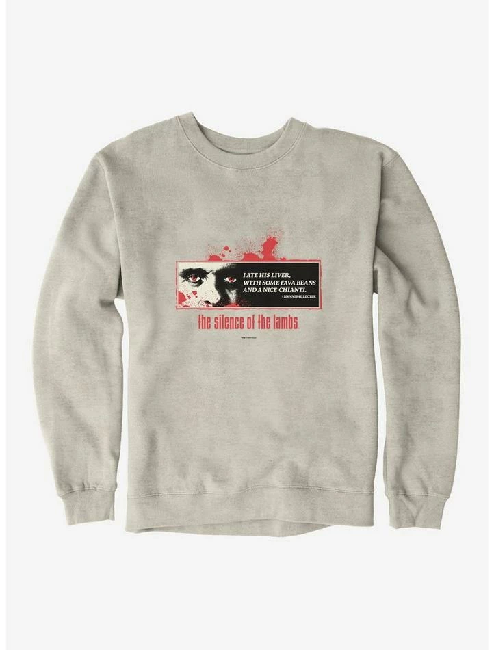 Best deal 😉 The Silence Of The Lambs I Ate His Liver Sweatshirt 😉 - Image 3