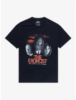 Top 10 🎁 The Exorcist Collage Boyfriend Fit 👧 Girls T-Shirt 😍