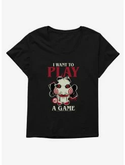 Coupon 🔥 Saw I Want To Play A Game 👧 Girls T-Shirt Plus Size ⌛