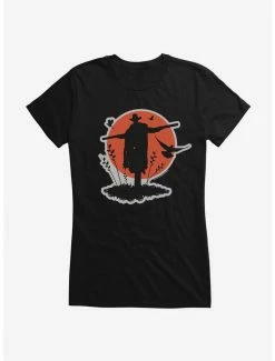 Best Sale 🧨 Jeepers Creepers Scarecrow Moon 👧 Girls T-Shirt 👍