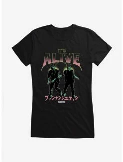 Buy ❤️ Universal Monsters Frankenstein It's Alive 👧 Girls T-Shirt 🤩