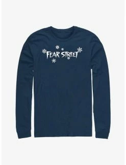 Discount 🤩 Fear Street Snowflake Logo Long-Sleeve T-Shirt 💯