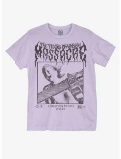 Flash Sale 🤩 The Texas Chainsaw Massacre Pastel Boyfriend Fit 👧 Girls T-Shirt 🎉