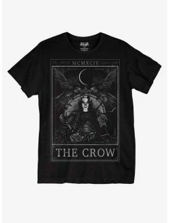 Brand new ✔️ The Crow Tarot Card Boyfriend Fit 👧 Girls T-Shirt 🤩