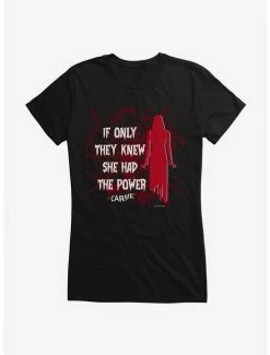 Coupon 🎁 Carrie 1976 If Only They Knew 👧 Girls T-Shirt 😀