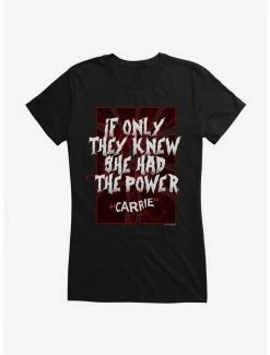 Coupon 🎁 Carrie 1976 The Power 👧 Girls T-Shirt 💯