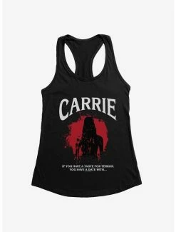 New 🛒 Carrie 1976 Silhouette Splatter 👧 Girls Tank 😍