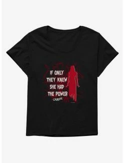 Cheapest 🧨 Carrie 1976 If Only They Knew 👧 Girls T-Shirt Plus Size 🎁