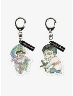 Cheapest ❤️ Junji Ito Souichi and Honored Ancestor Keychain Set ⭐