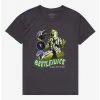 Best reviews of 👏 Beetlejuice Circle Panel Boyfriend Fit 👧 Girls T-Shirt 😍