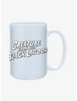 Deals 🧨 Universal Monsters Creature from the Black Lagoon Logo Mug 15oz 😉