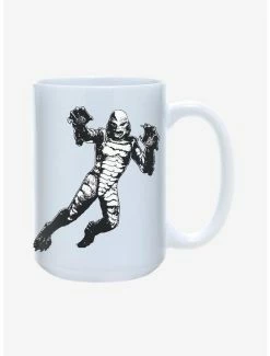 Discount 😍 Universal Monsters Creature from the Black Lagoon Portrait Mug 15oz 🛒