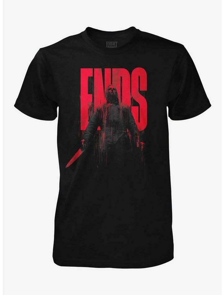Deals π Halloween Ends Bloody Michael Myers T-Shirt By Fright Rags π―