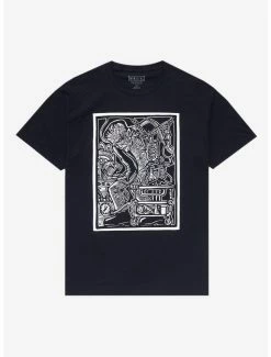 Best Pirce ⭐ Universal Monsters Frankenstein's Monster Woodcut T-Shirt By Brian Reedy 😀