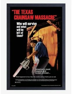Hot Sale ❤️ The Texas Chainsaw Massacre America's Most Brutal Framed Wood Wall Art 🥰