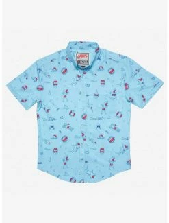 Top 10 🤩 RSVLTS Jaws Amity Island Welcomes You KUNUFLEX Short Sleeve 👕 Shirt 🤩